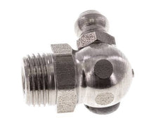 Rechte Hoek Hydraulische Smeernippel RVS R 1/8 Inch DIN 71412