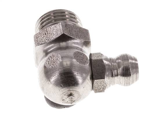 Rechte Hoek Hydraulische Smeernippel RVS R 1/8 Inch DIN 71412