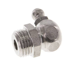 Rechte Hoek Hydraulische Smeernippel RVS R 1/4 Inch DIN 71412