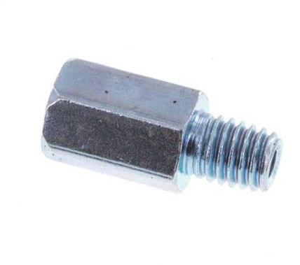 Mannelijke/Vrouwelijke Stalen M6x1 Smeernippel Verlengstuk 16mm [2 Stuks]