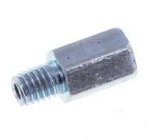 Mannelijke/Vrouwelijke Stalen M6x1 Smeernippel Verlengstuk 16mm [2 Stuks]
