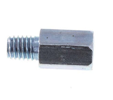 Mannelijke/Vrouwelijke Stalen M6x1 Smeernippel Verlengstuk 16mm [2 Stuks]