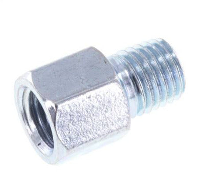 Mannelijke/Vrouwelijke Stalen M8x1 Smeernippel Verlengstuk 14mm [2 Stuks]