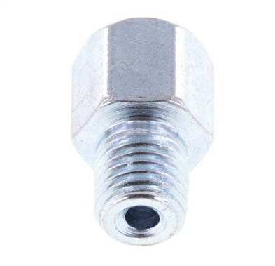 Mannelijke/Vrouwelijke Stalen M8x1 Smeernippel Verlengstuk 14mm [2 Stuks]