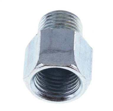 Mannelijke/Vrouwelijke Stalen M10x1 Smeernippel Verlengstuk 14mm [2 Stuks]
