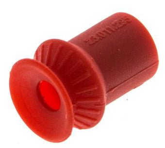 11mm Balg siliconen Rood Vacuümzuignap Slag 4.5mm [2 Stuks]