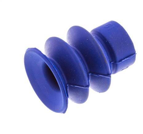 18mm Balg PUR Blauw Vacuümzuignap Slag 8mm