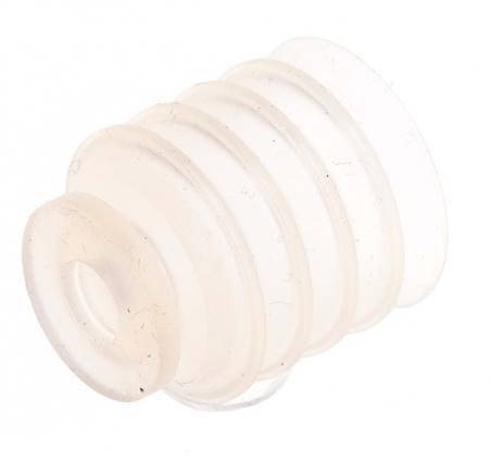 20mm Bellows Silicone Clear Vacuum Suction Cup Stroke 16mm