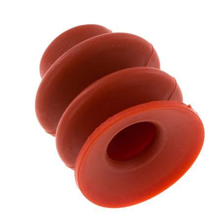30mm Balg siliconen Rood Vacuümzuignap Slag 13mm