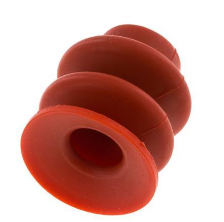 30mm Balg siliconen Rood Vacuümzuignap Slag 13mm