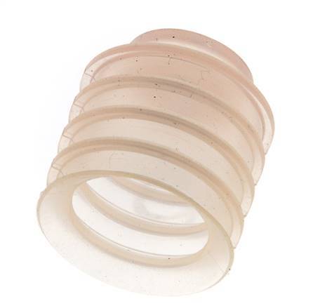 30mm Balg siliconen Helder Vacuümzuignap Slag 21mm