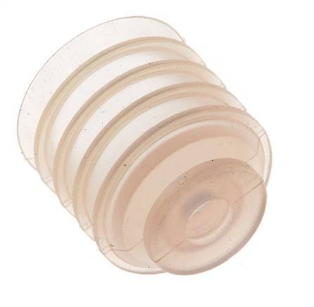30mm Balg siliconen Helder Vacuümzuignap Slag 21mm