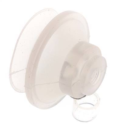 32mm Balg siliconen Helder Vacuümzuignap Slag 9mm