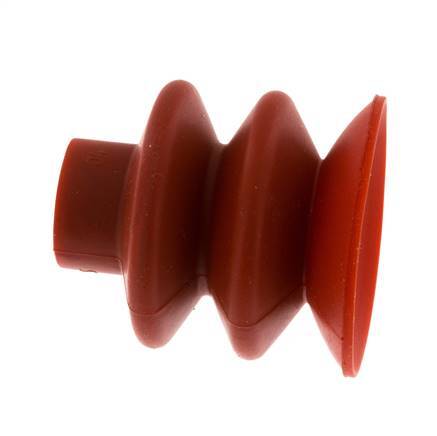 40mm Balg siliconen Rood Vacuümzuignap Slag 20mm