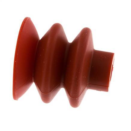 40mm Balg siliconen Rood Vacuümzuignap Slag 20mm