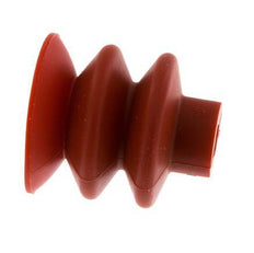 40mm Balg siliconen Rood Vacuümzuignap Slag 20mm