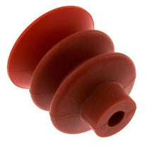 40mm Balg siliconen Rood Vacuümzuignap Slag 20mm