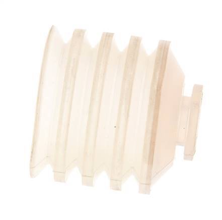 40mm Balg siliconen Helder Vacuümzuignap Slag 20mm