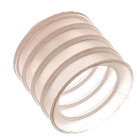 50mm Balg siliconen Helder Vacuümzuignap Slag 30mm