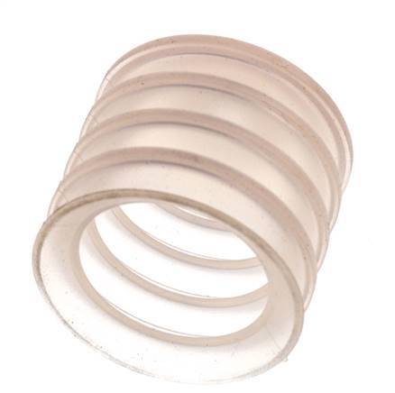 50mm Balg siliconen Helder Vacuümzuignap Slag 30mm