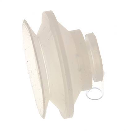 52mm Balg siliconen Helder Vacuümzuignap Slag 12mm