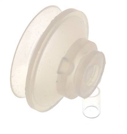 52mm Balg siliconen Helder Vacuümzuignap Slag 12mm