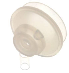 52mm Balg siliconen Helder Vacuümzuignap Slag 12mm