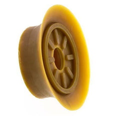 100mm Vlak NR Beige Vacuümzuignap G 1/4 inch Binnendraad Slag 6mm Dunne lippen