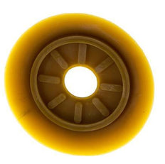 100mm Vlak NR Beige Vacuümzuignap G 1/4 inch Binnendraad Slag 6mm Dunne lippen