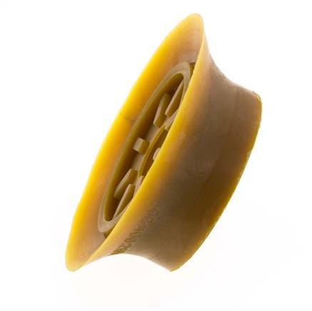 100mm Vlak NR Beige Vacuümzuignap G 1/4 inch Binnendraad Slag 6mm Dunne lippen