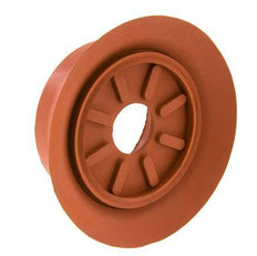 100mm Vlak SBR Roodbruin Vacuümzuignap G 1/4 inch Binnendraad Slag 6mm Dunne lippen