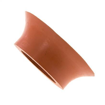 100mm Vlak SBR Roodbruin Vacuümzuignap G 1/4 inch Binnendraad Slag 6mm Dunne lippen
