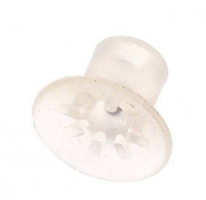 17mm Vlak siliconen Helder Vacuümzuignap Slag 0.5mm