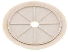 200mm Vlak NRE White Vacuümzuignap G 1/2 inch Binnendraad Slag 5mm Dunne lippen