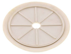 200mm Vlak NRE White Vacuümzuignap G 1/2 inch Binnendraad Slag 5mm Dunne lippen