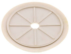 200mm Vlak NRE White Vacuümzuignap G 1/2 inch Binnendraad Slag 5mm Dunne lippen