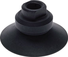 42mm Vlak CR Zwart Vacuümzuignap G 1/8 inch Slag 2mm Aanzuigfilter Steunribben