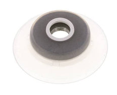60mm Flat Silicone Clear Vacuum Suction Cup G 1/4 inch Female Stroke 5mm Robust Lips