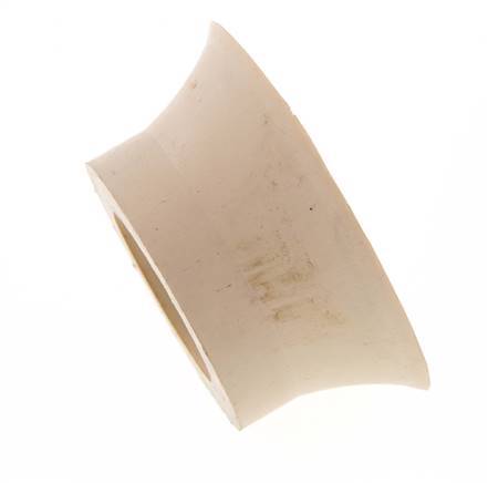 70mm Vlak NR Beige Vacuümzuignap G 1/4 inch Binnendraad Slag 6mm Dunne lippen