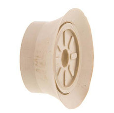 70mm Vlak NR Beige Vacuümzuignap G 1/4 inch Binnendraad Slag 6mm Dunne lippen