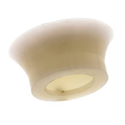 70mm Vlak siliconen Helder Vacuümzuignap G 1/4 inch Binnendraad Slag 6mm Dunne lippen