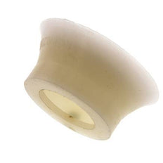 70mm Vlak siliconen Helder Vacuümzuignap G 1/4 inch Binnendraad Slag 6mm Dunne lippen