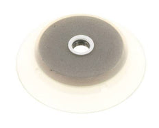 95mm Vlak siliconen Helder Vacuümzuignap G 1/4 inch Binnendraad Slag 6mm Robuuste lippen