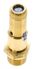 G 3/4'' messing vooringesteld veiligheidsventiel 0,3 bar (4,35 psi) DN 10