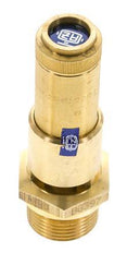 G 3/4'' Brass Pre-Set Safety Valve 0.7 bar (10.15 psi) DN 10