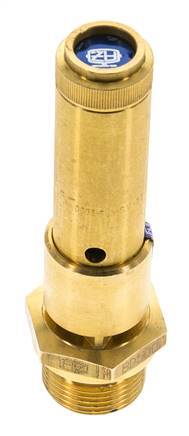 G 3/4'' Brass Pre-Set Safety Valve 12.3 bar (178.4 psi) DN 10