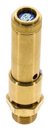 G 1/2'' Brass Pre-Set Safety Valve 13.1 bar (190 psi) DN 10
