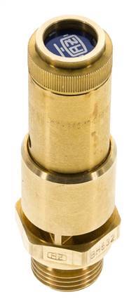 G 1/2'' Brass Pre-Set Safety Valve 1.6 bar (23.21 psi) DN 10