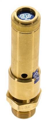 G 1/2'' Brass Pre-Set Safety Valve 21.5 bar (311.84 psi) DN 10