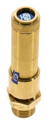 G 1/2'' Brass Pre-Set Safety Valve 22.5 bar (326.34 psi) DN 10